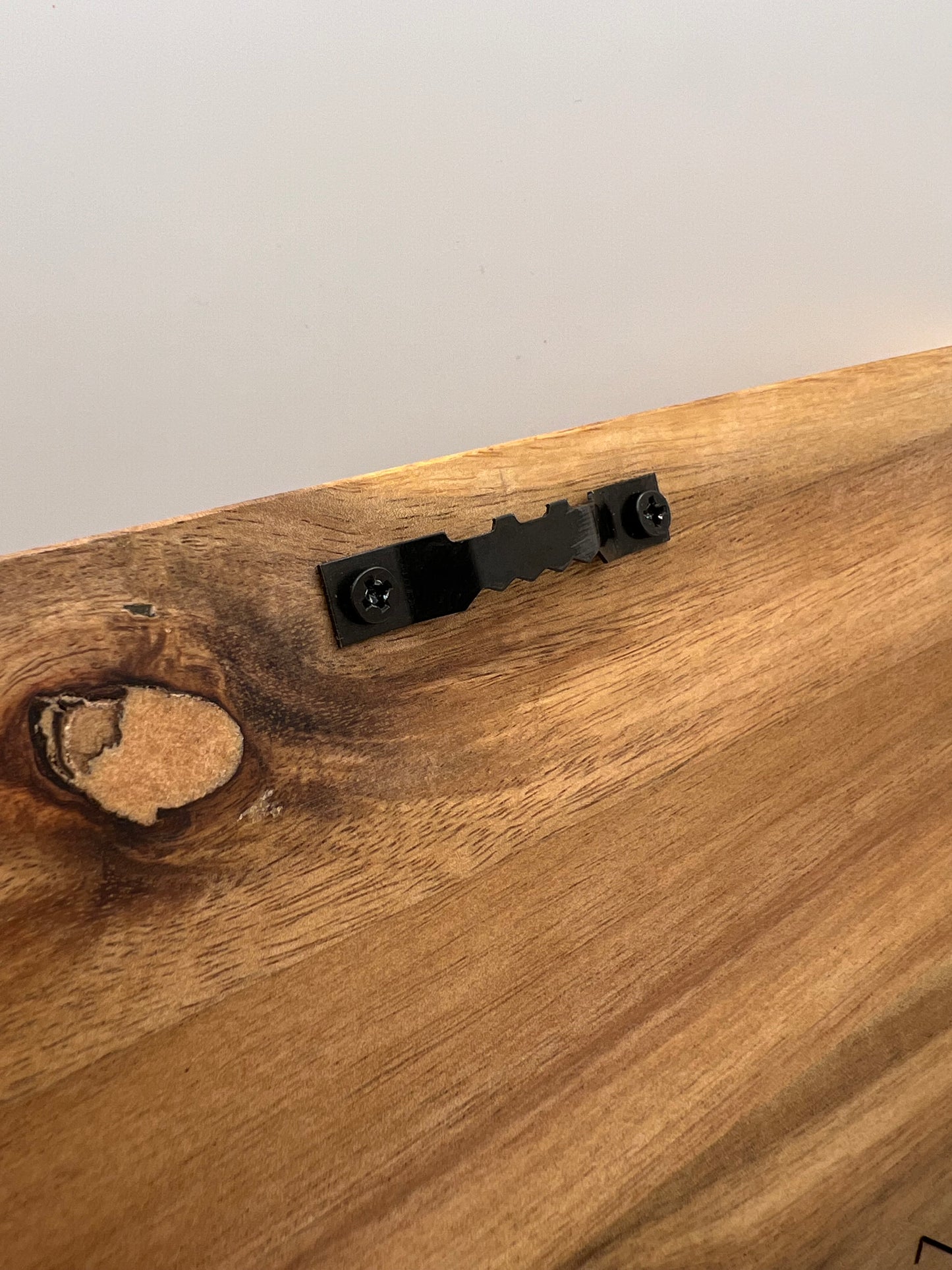 Hundeschild, Dekoschild Akazienholz