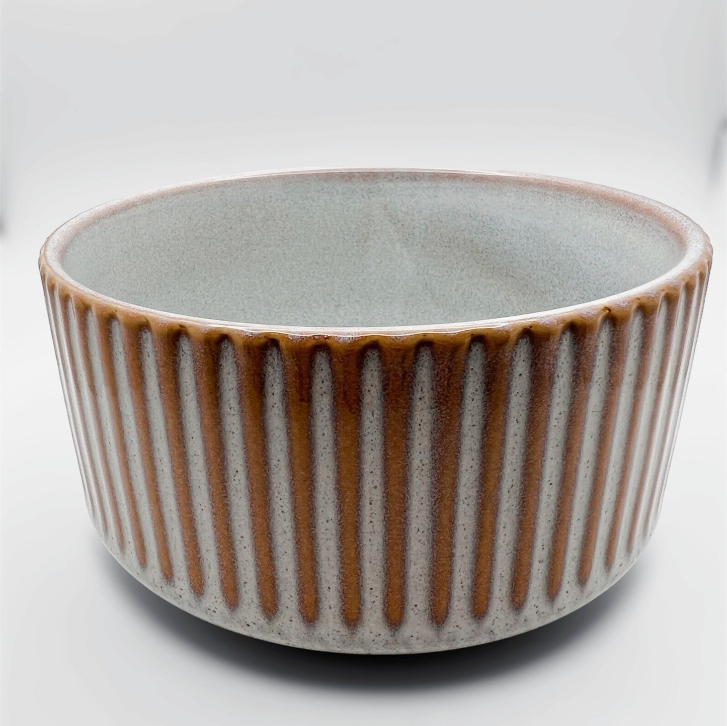 Hundenapf Braun-Blau, 2er Set