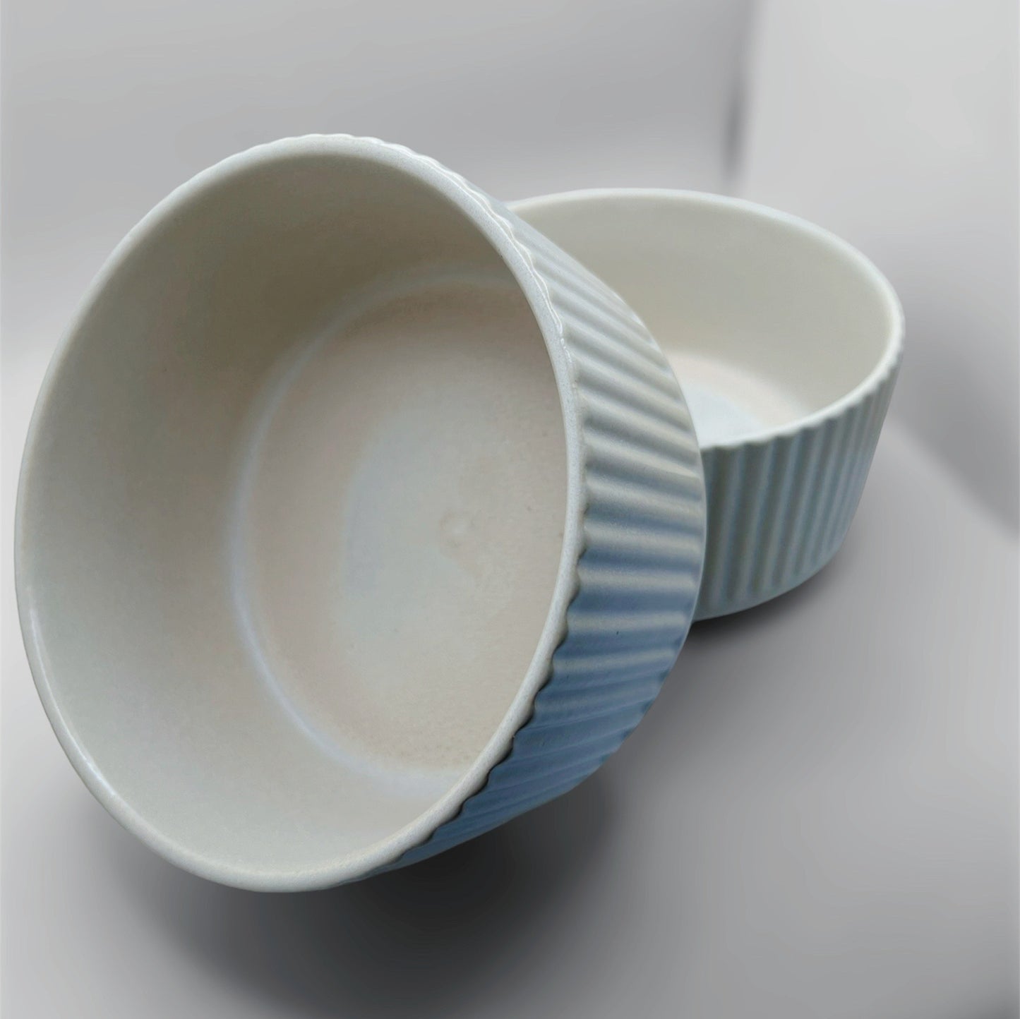 Hundenapf Creme, 2er Set